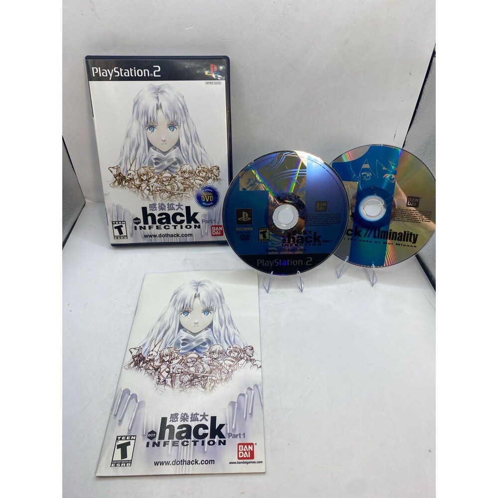 Dot Hack Part 1 Infection (Sony PlayStation 2, 2003) PS2 CIB - Tested & Works